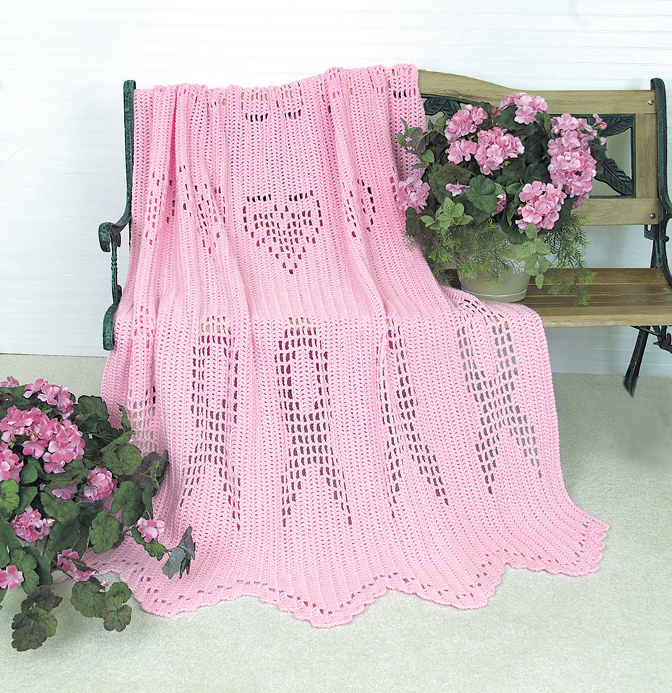 Cancer Awareness Afghan – Mary Maxim