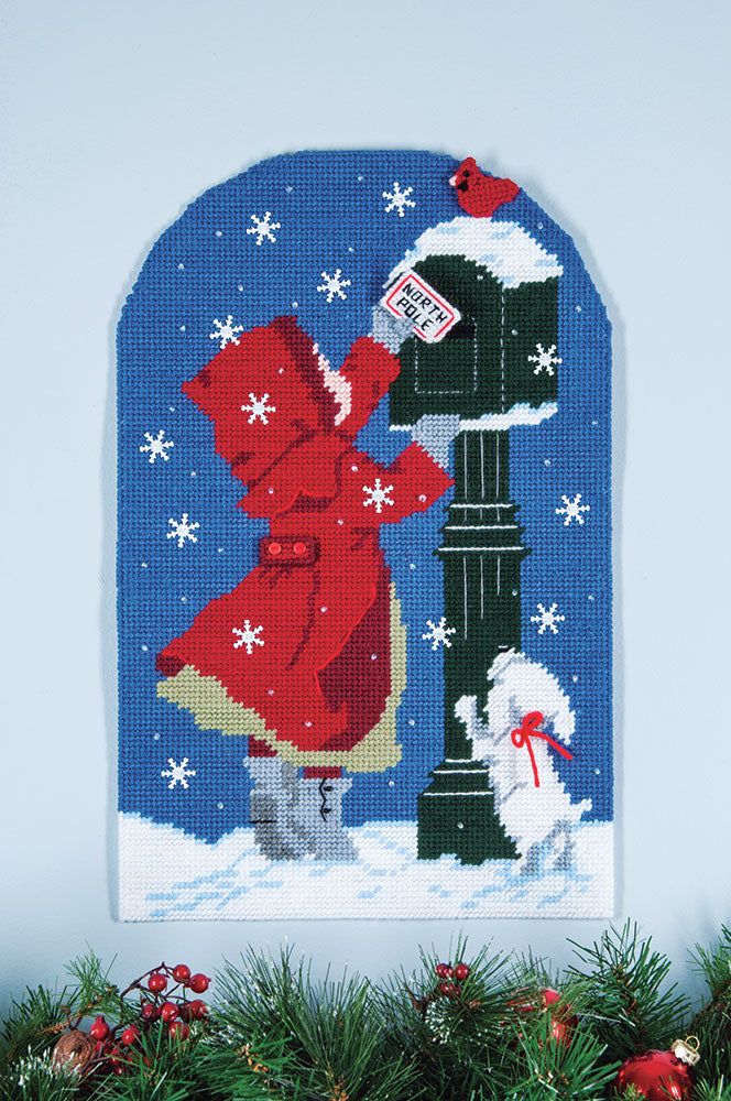 Letter to Santa Wall Hanging Plastic Canvas Kit