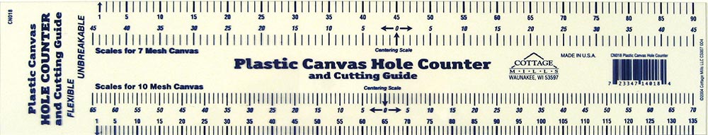 Counter Ruler Plastic Canvas Hole Counter Ruler – Mary Maxim