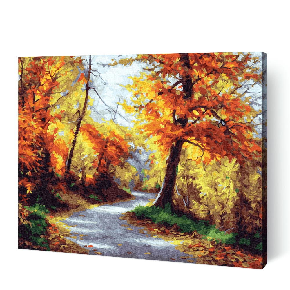 Autumn Forest Paint By Number Kit