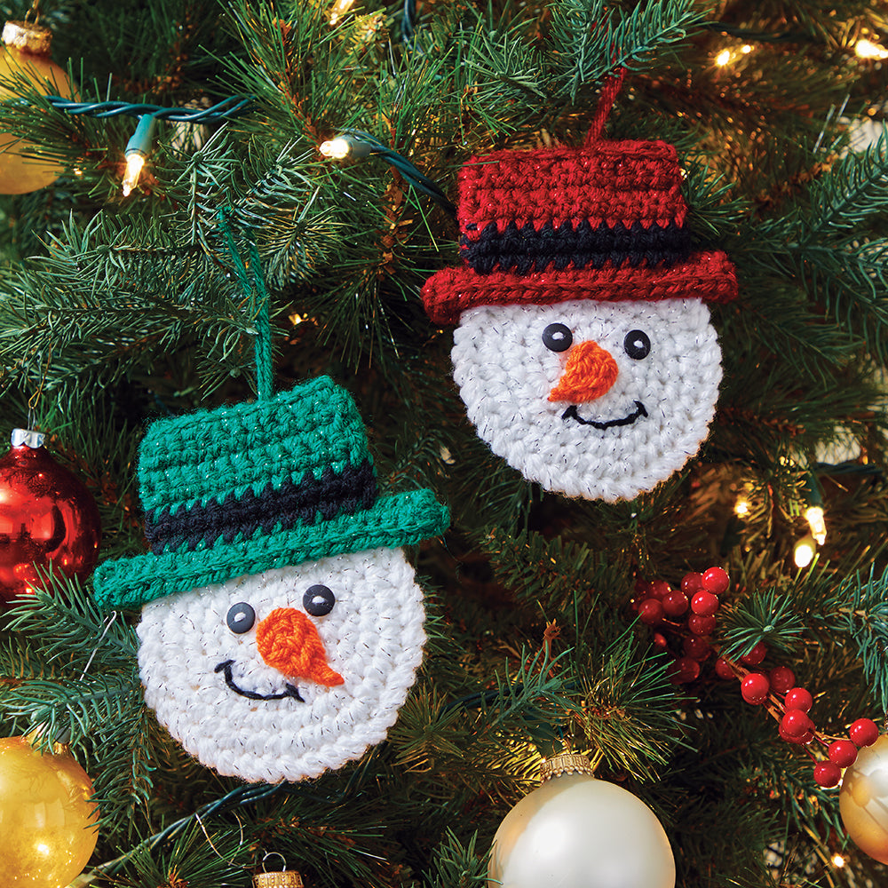 Frosty Fellow Crochet Ornaments Kit – Mary Maxim