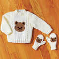 Teddy Bear Pullover & Mitts