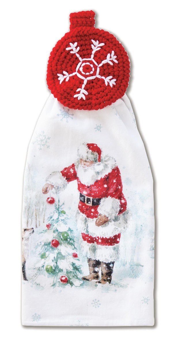 Ornament Topper with Terry Towel