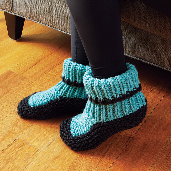 Bulky Knit Slippers