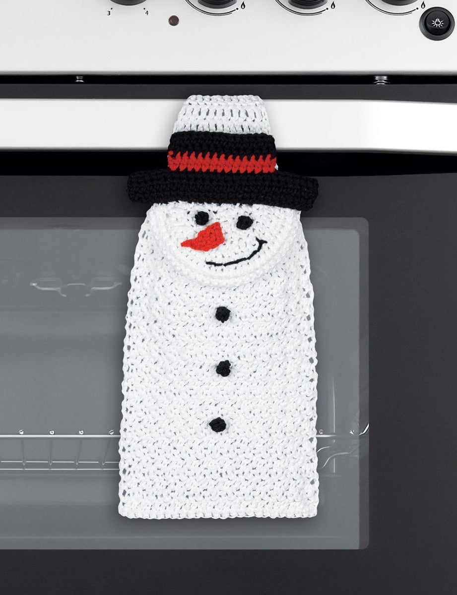 マイキーラグ Snowman Crochet Towel – Mary Maxim
