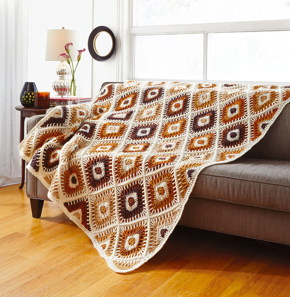 Mary Maxim Dazzler Diamond Afghan - Thumbnail 3