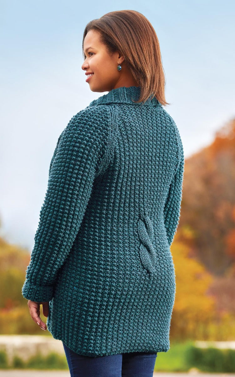 Hand madeランダムCABLEニットジャケット　まいち Harwood Cableknit Mockneck Cardigan Sweater | Madewell