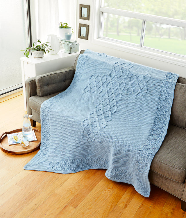 Marshall Crest Premium Blanket - Black Celtic Cross Style