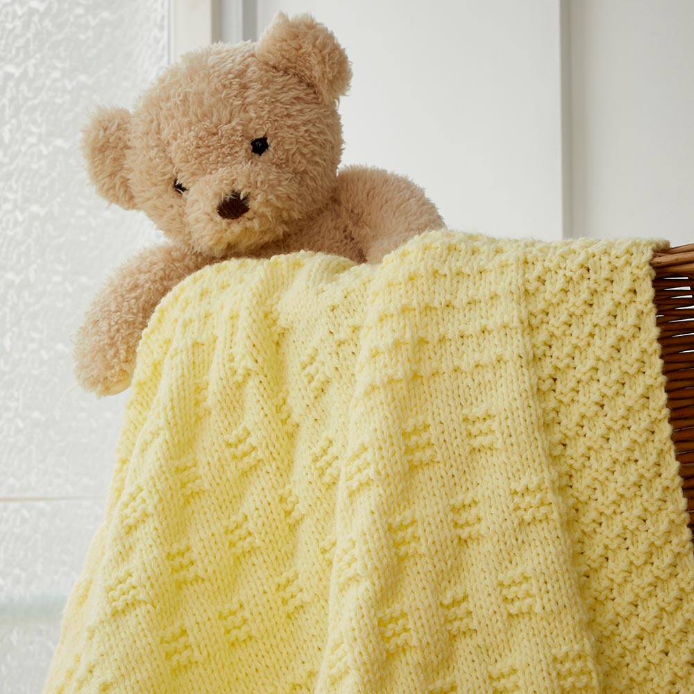Baby Checks Blanket – Mary Maxim