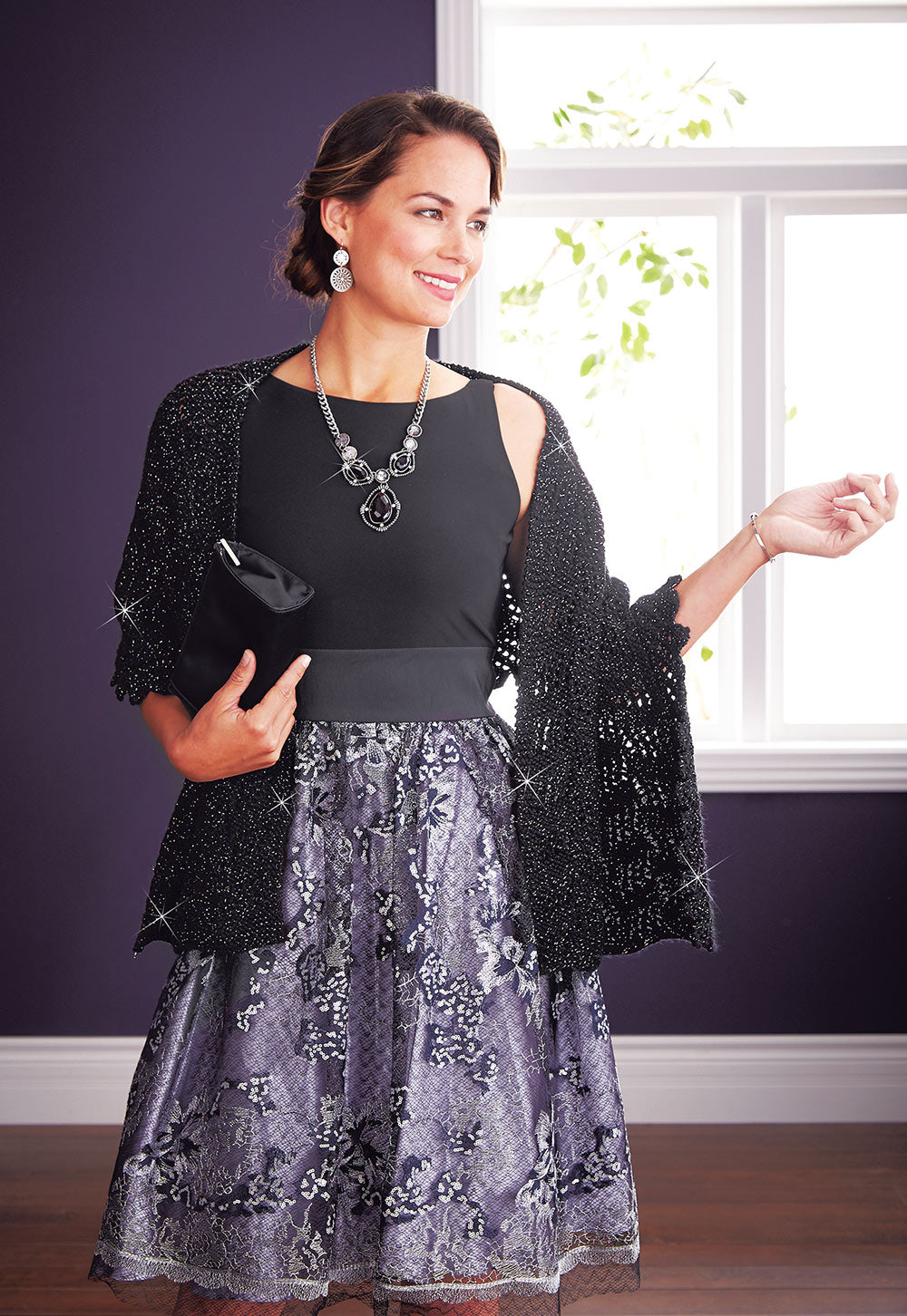 Sparkle Wrap – Mary Maxim - Main Image