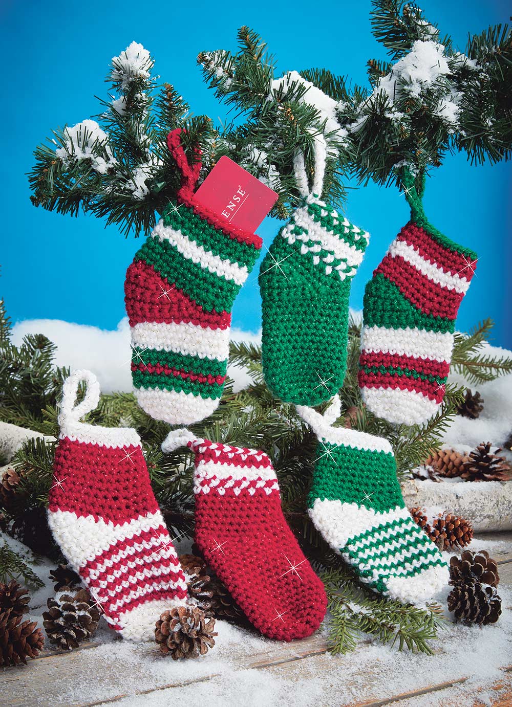 Crocheted Mini Stockings Kit