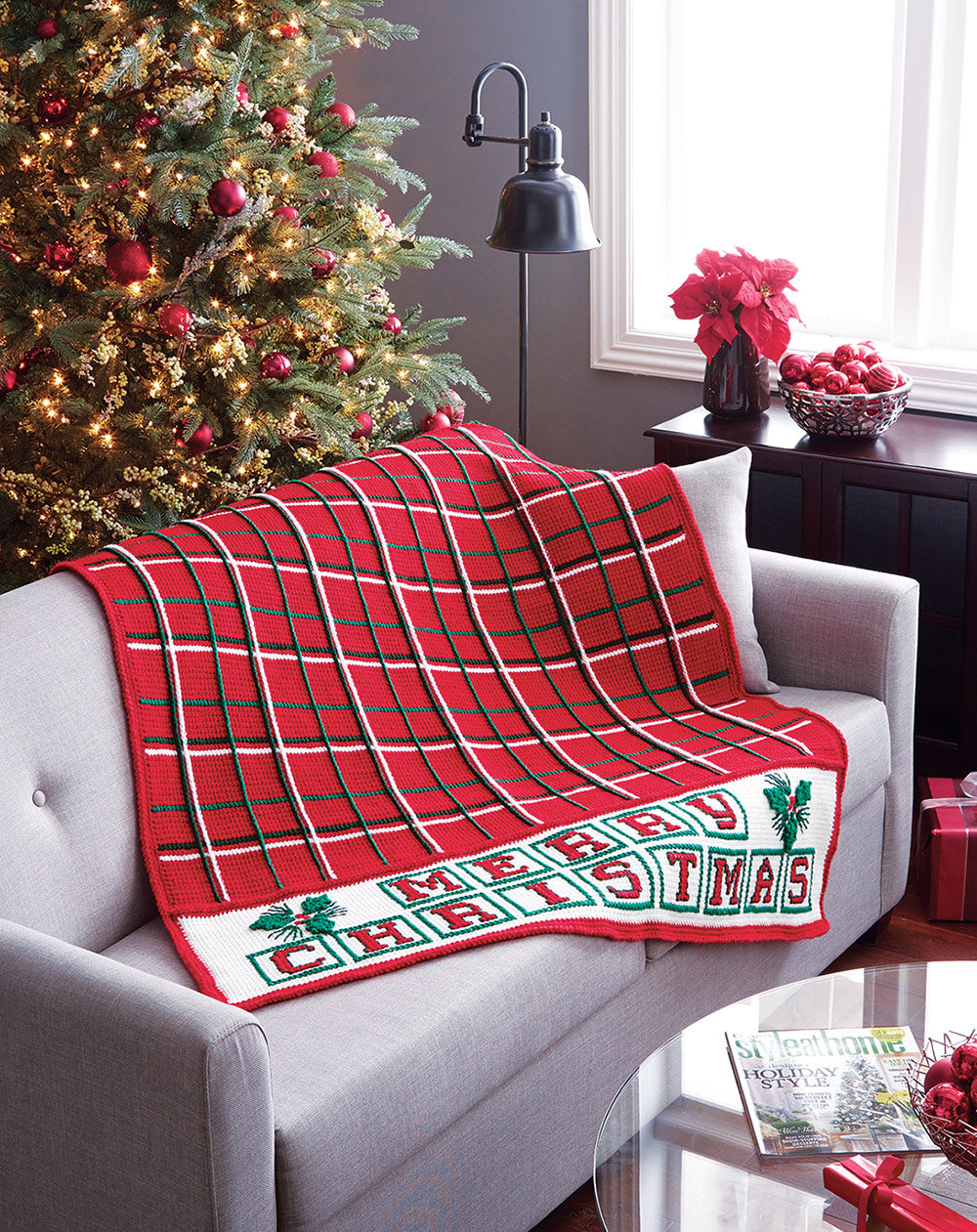 Merry Christmas Afghan Crochet Kit – Mary Maxim