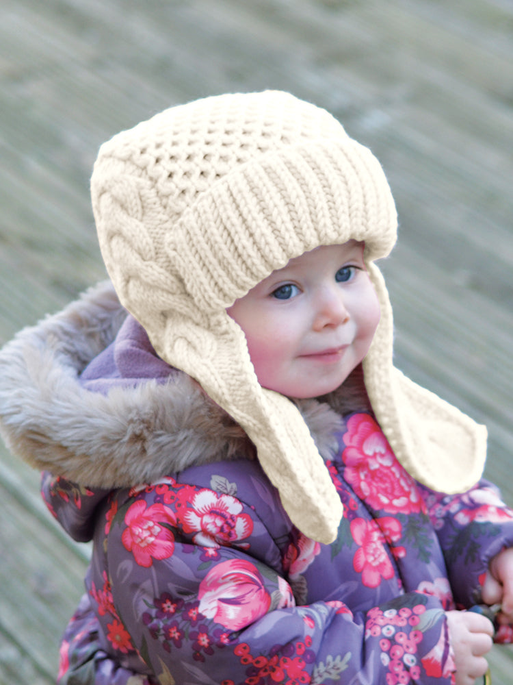 Winterberry Earflap Hat – Mary Maxim