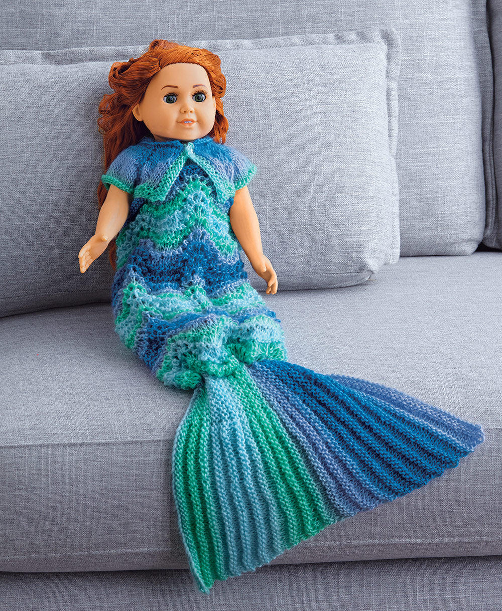 Mary Maxim Mermaid Doll Outfit, Size: 7, White
