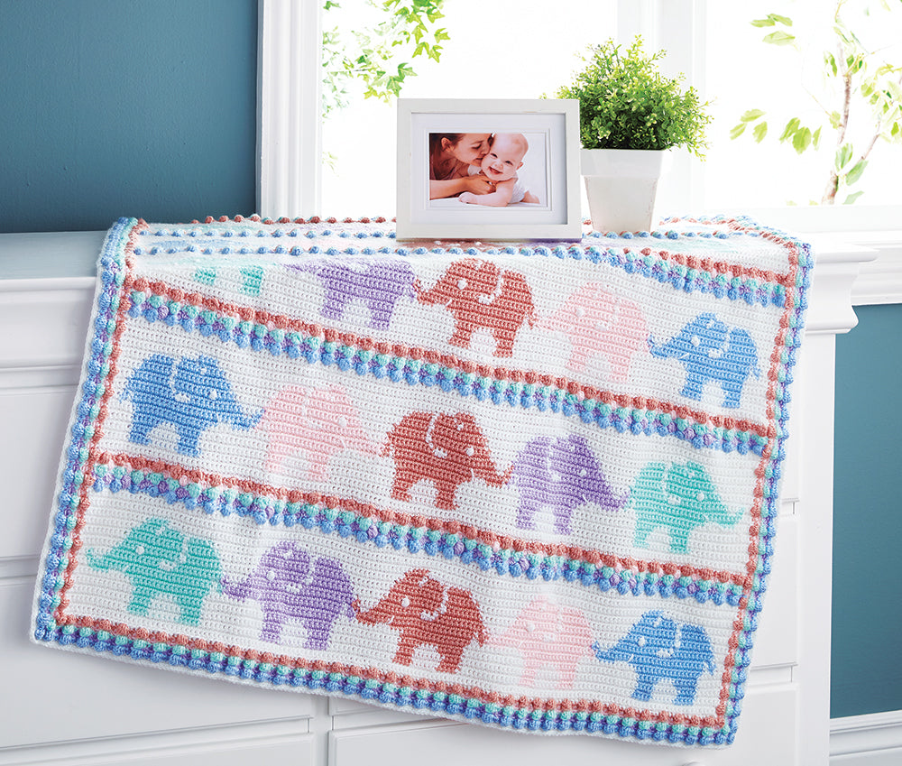 Baby Elephant Parade Blanket
