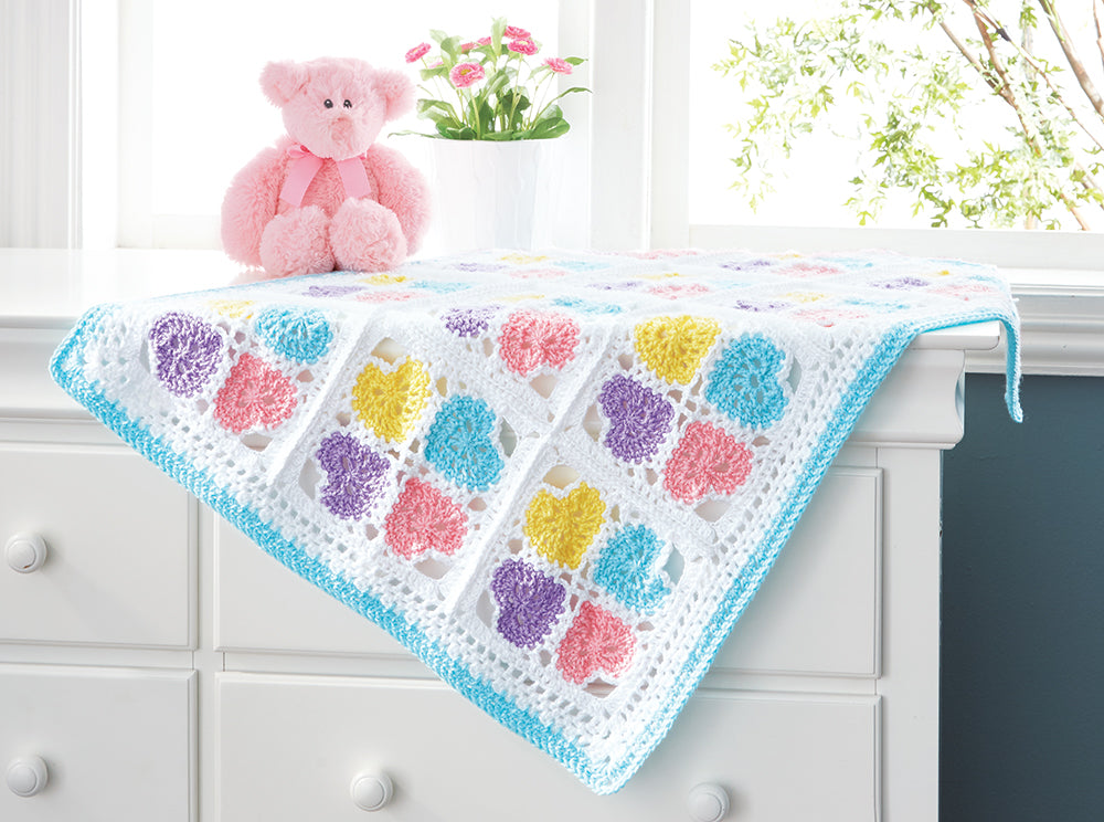 Hearts Squared Blanket