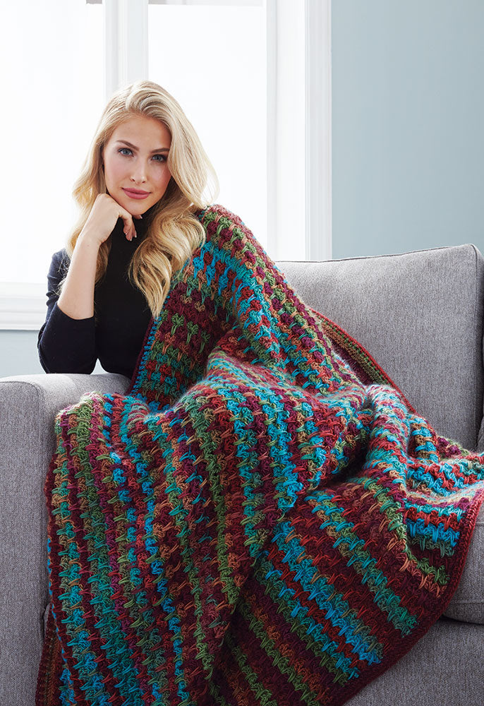 Jeweled Dragon Throw – Mary Maxim