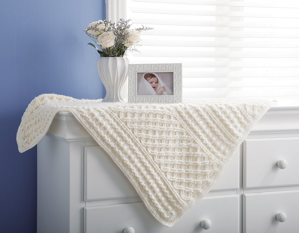 Crocheted Cables Blanket
