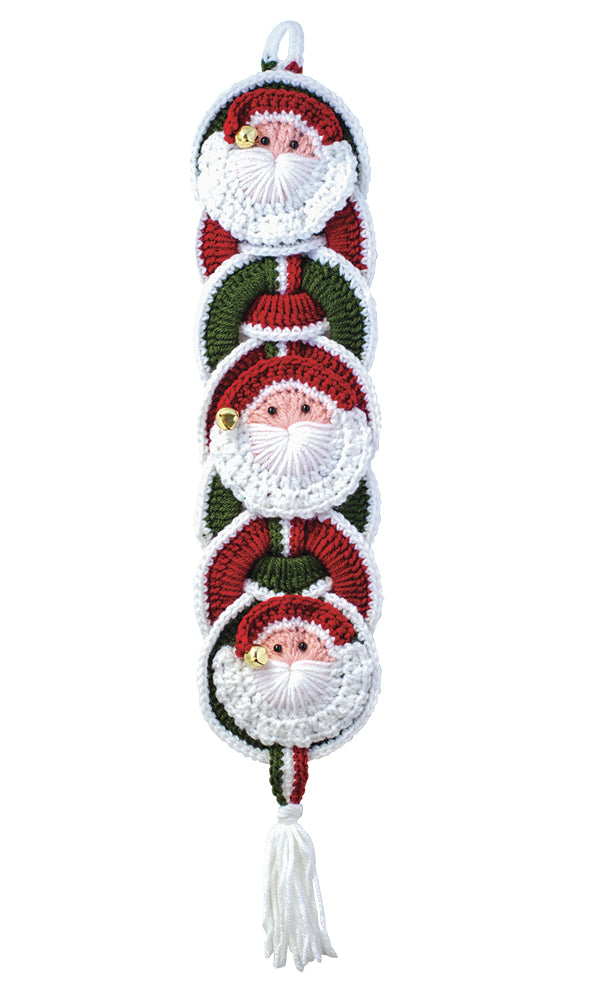 Santa Claus Crochet Wall Hanging Kit