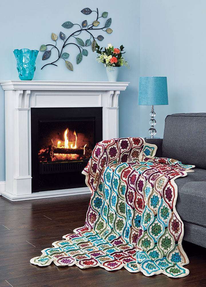 Colorful Tear Drop Throw Knitting Kit – Mary Maxim