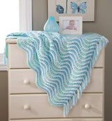 Baby Waves Blanket - Blue