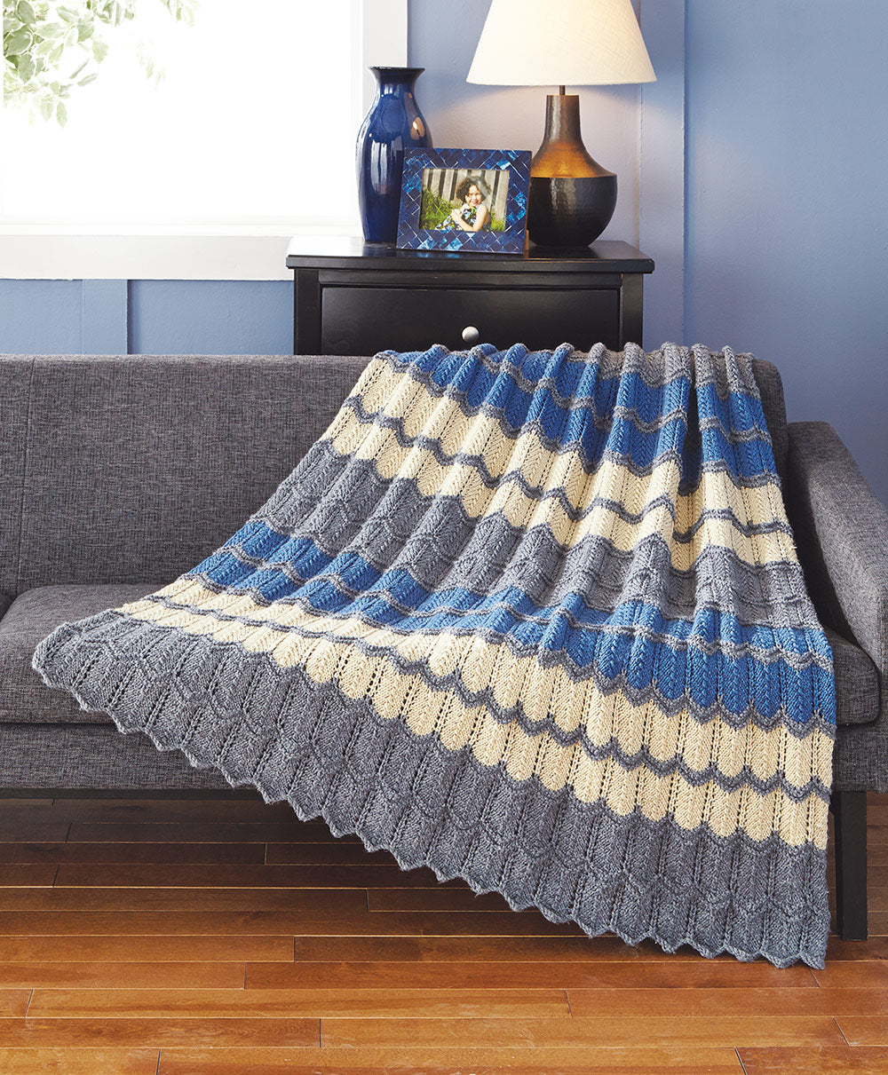 Classic Crochet Ripple Pattern a Timeless Treasure to Crochet • Craftdrawer