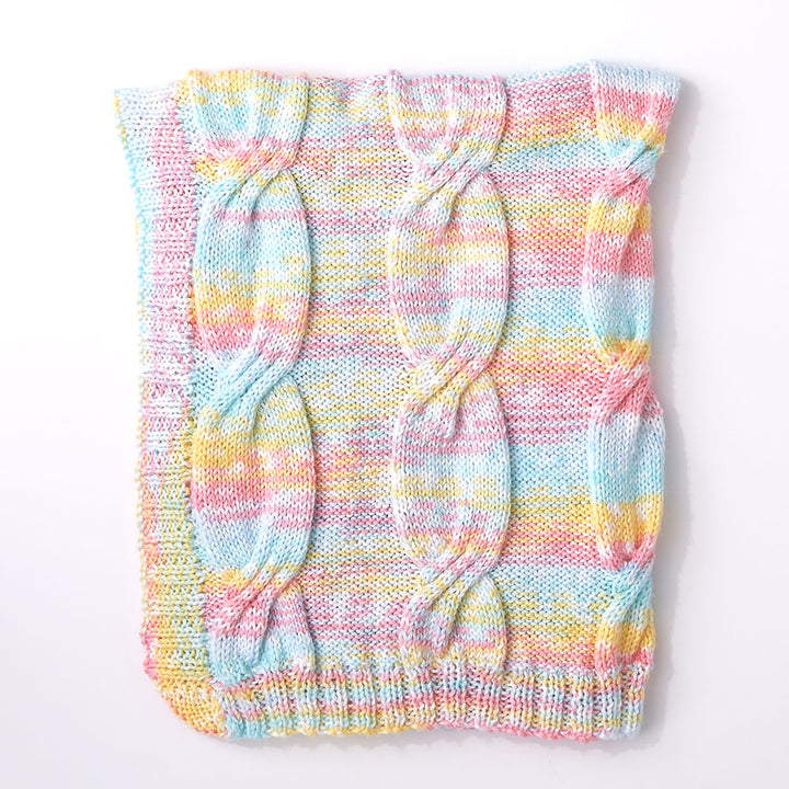 Cabled Baby Blanket
