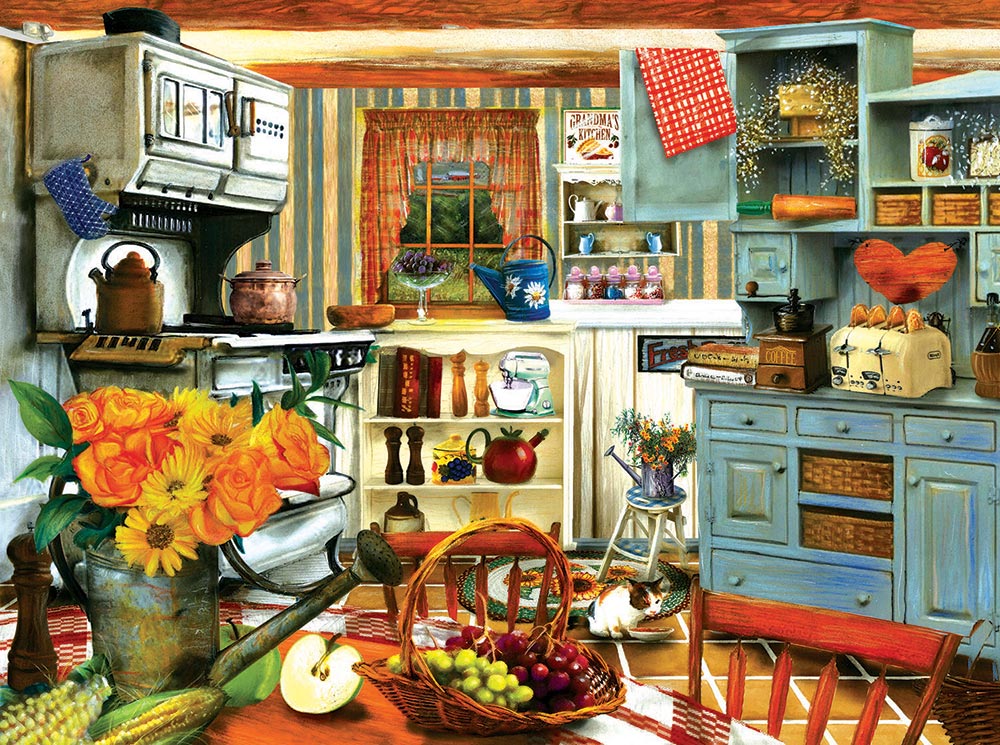 Grandma's Country Kitchen Jigsaw Puzzle