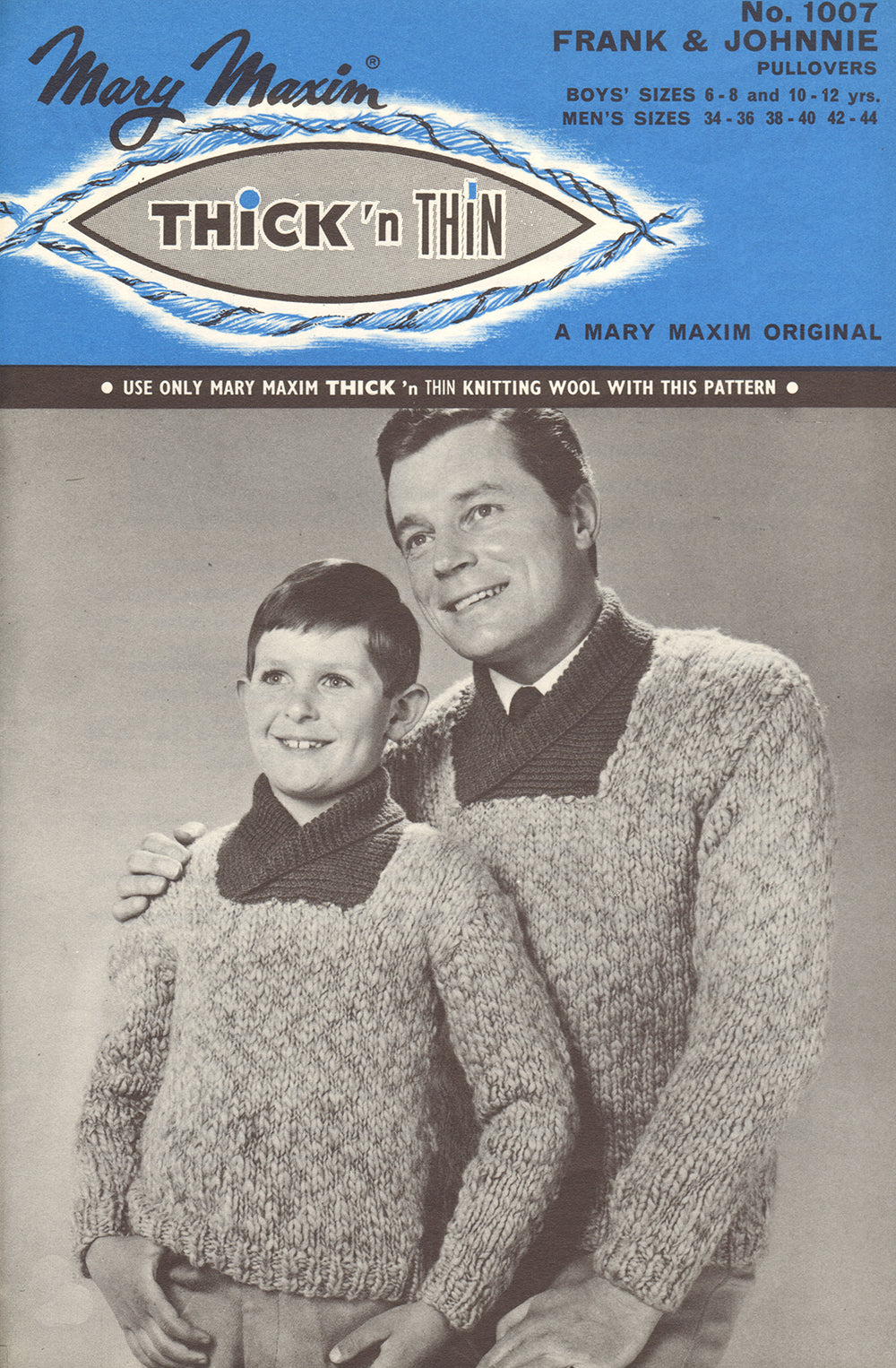Frank & Johnnie Pullovers Pattern