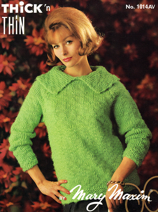 Ladies' Sweater Pattern – Mary Maxim