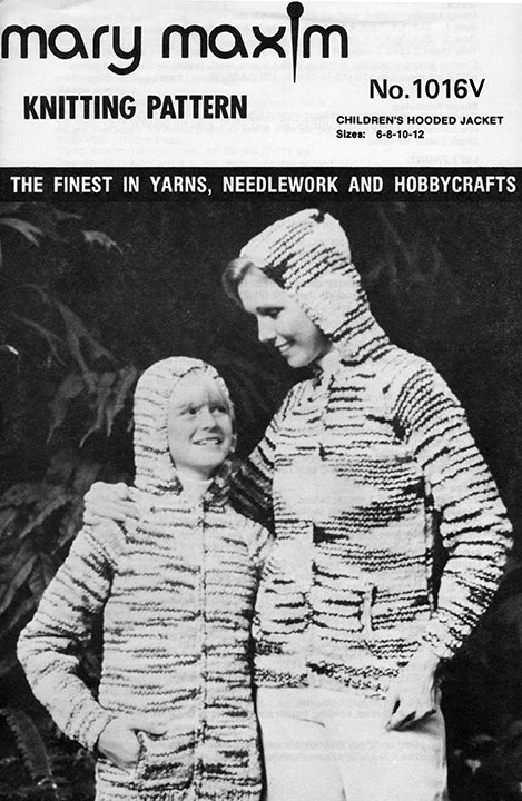 Children's Hooded Jacket Pattern