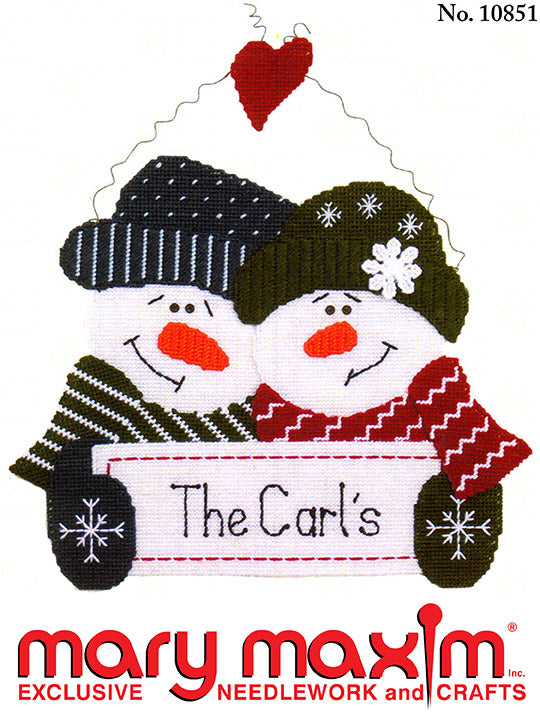 Snow Couple Welcome Pattern