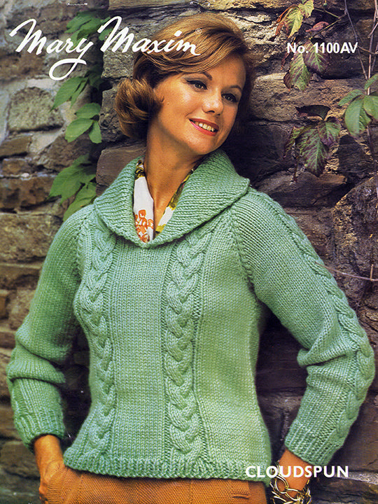 Ladies' Cable Pullover Pattern