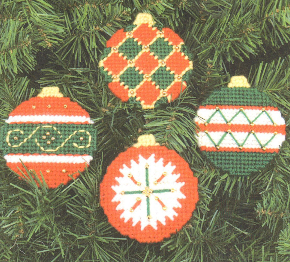 Elegant Holiday Ornaments Pattern