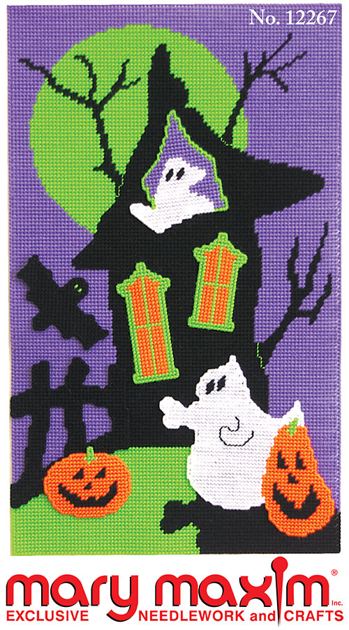 Free Ghost House Wall Hanging Pattern