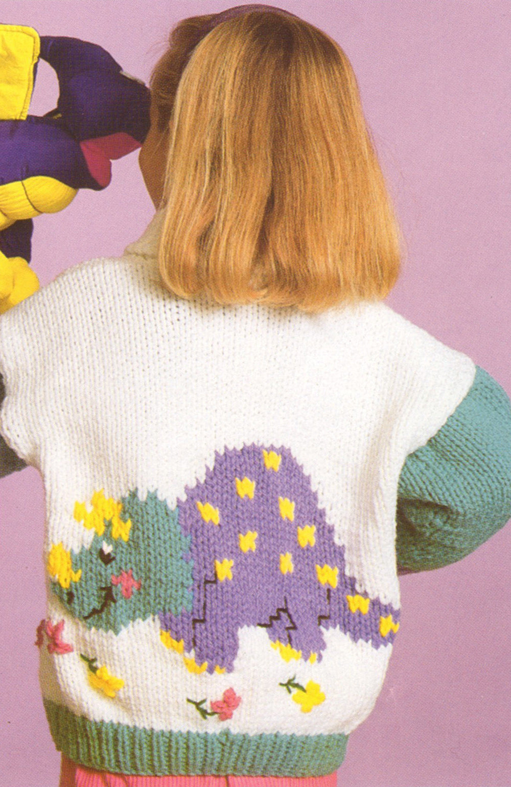 Abrigo Sueter Dinosaurio Crochet Patrón De Chaqueta De Dinosaurio
