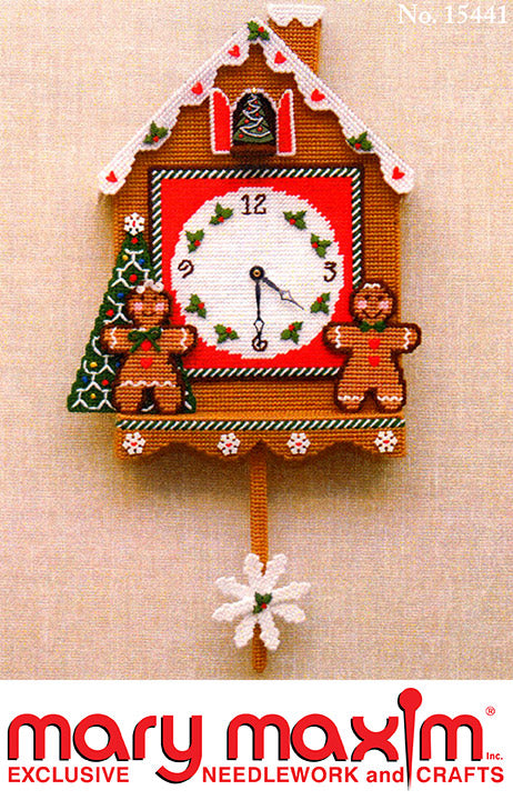 Gingerbread Clock Pattern