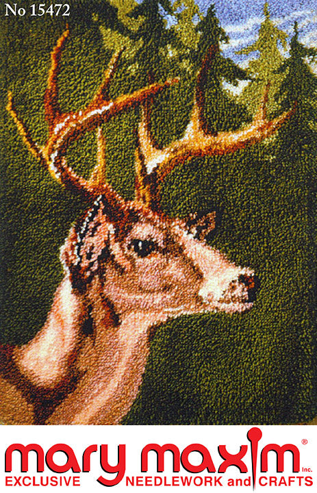 White Tail Buck Rug Pattern – Mary Maxim