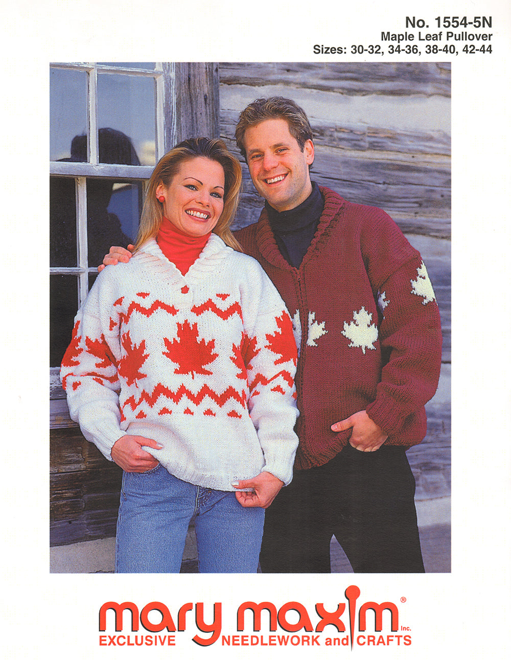 Maple Leaf Pullover Pattern – Mary Maxim