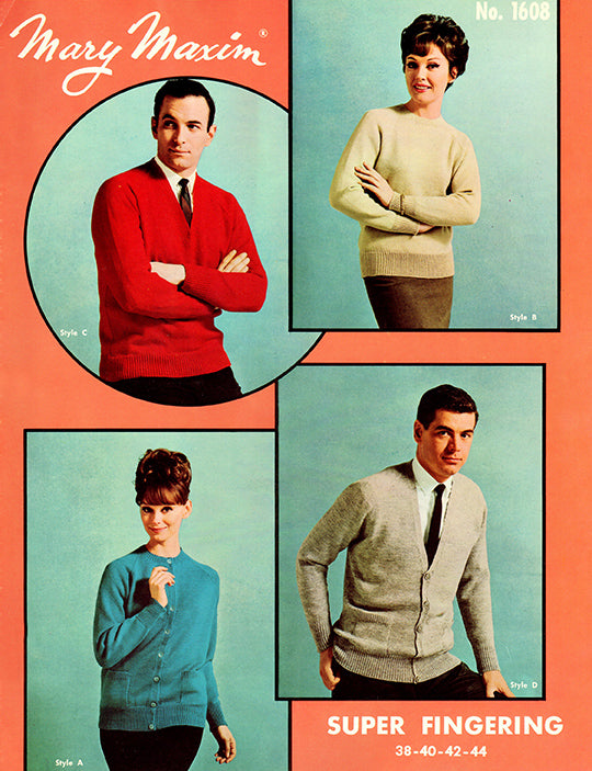 Ladies' and Men's Cardigans and Pullovers Pattern
