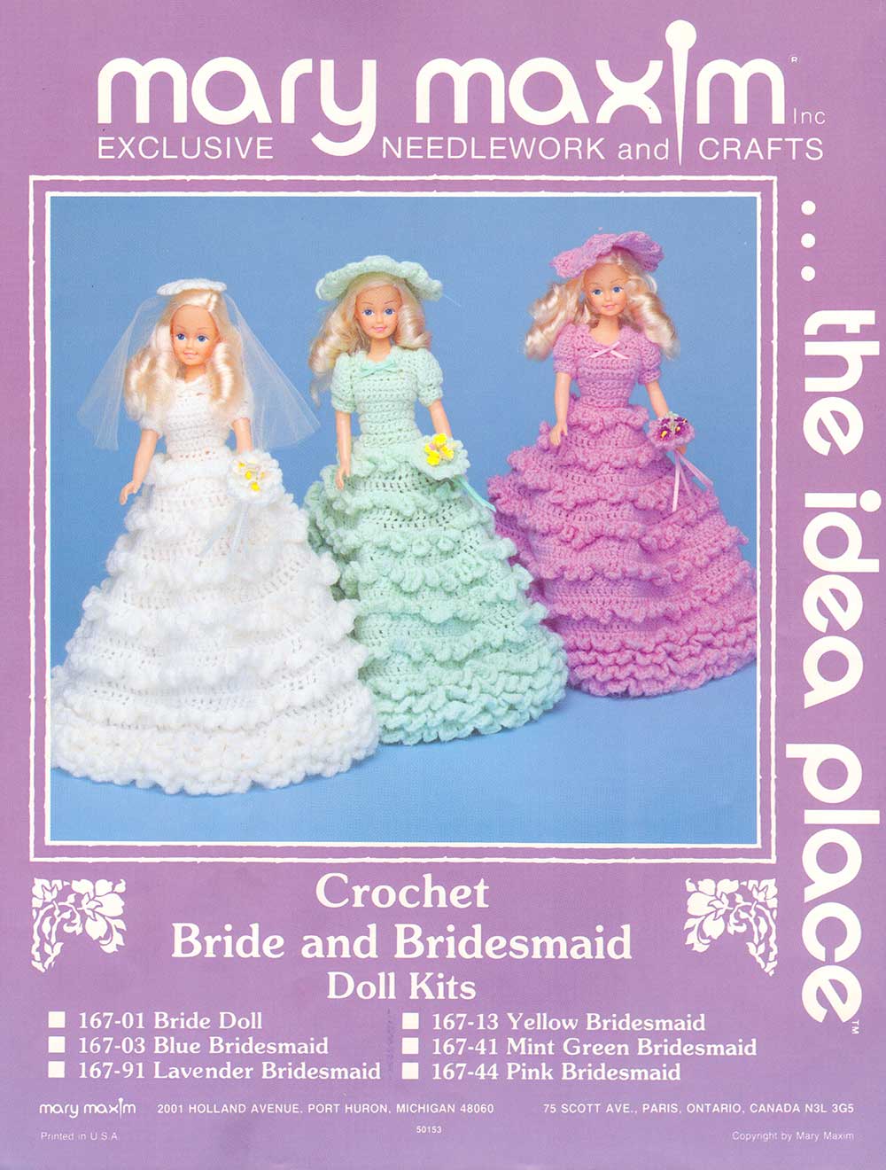 Bride or Bride's Maid Doll Dress Pattern