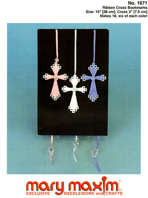 Ribbon Cross Bookmarks Pattern