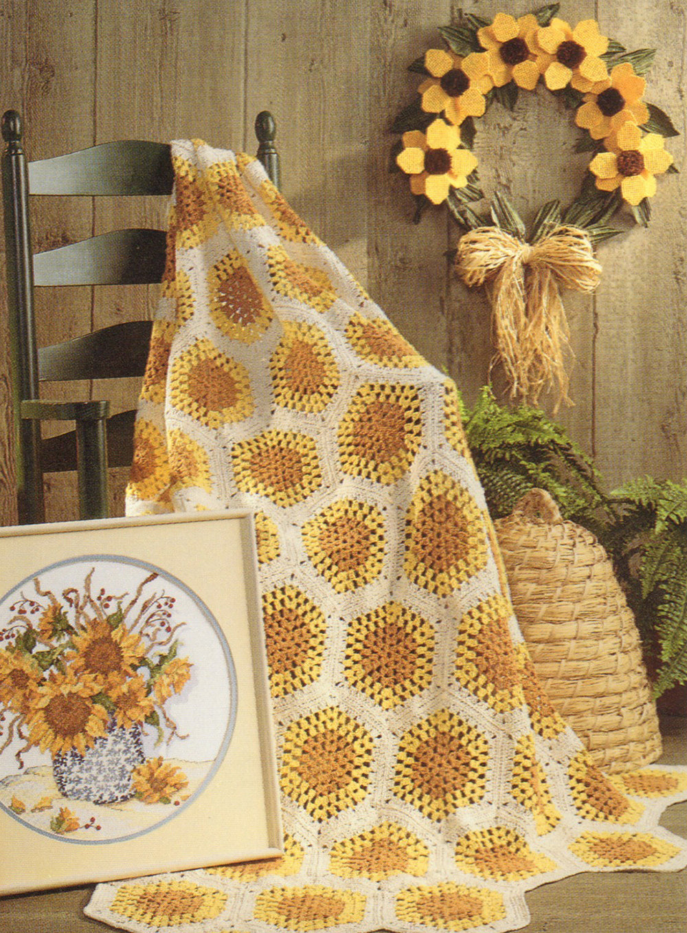 Sunflower Afghan Pattern