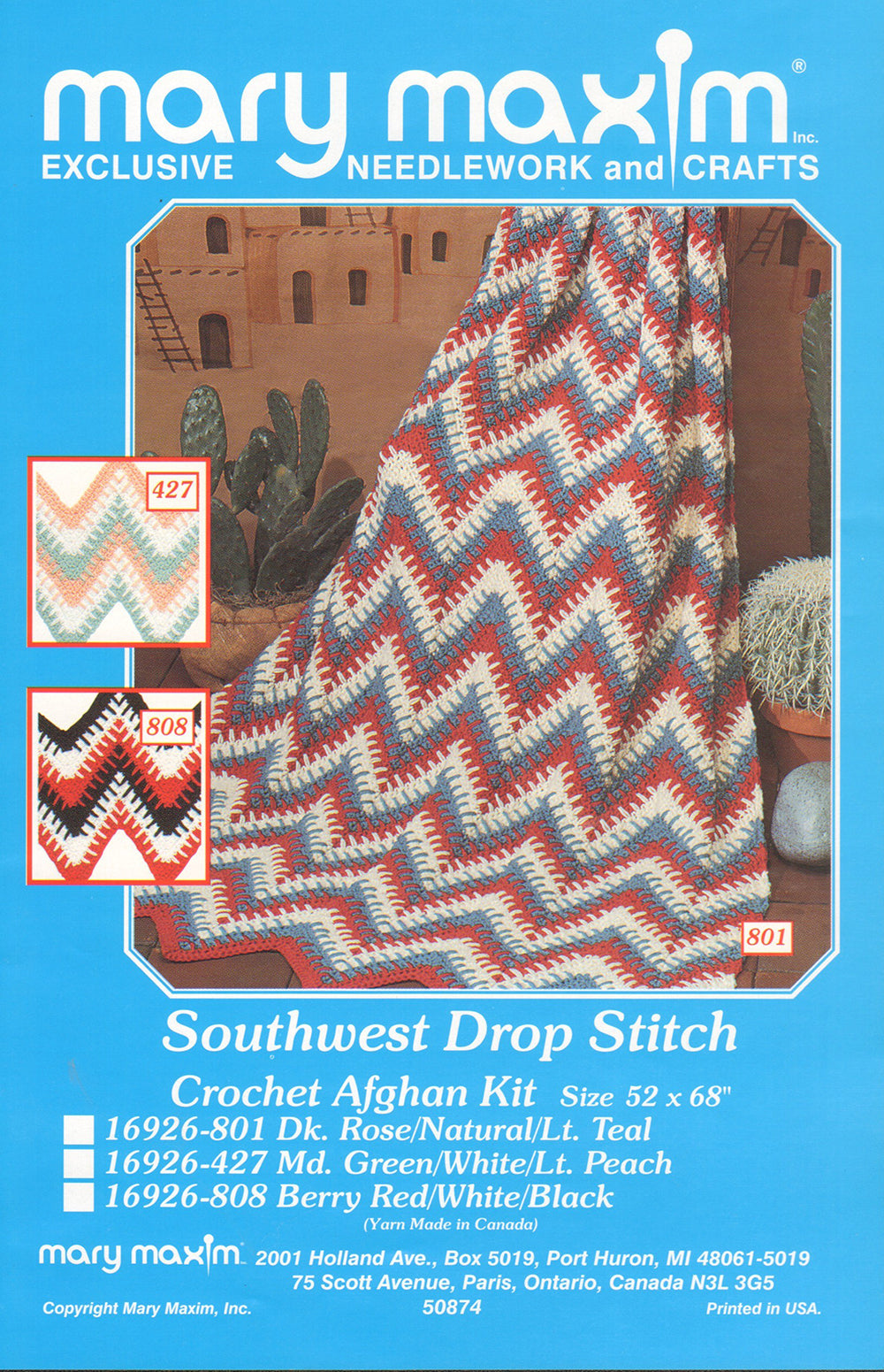 Drop Stitch Afghan Pattern