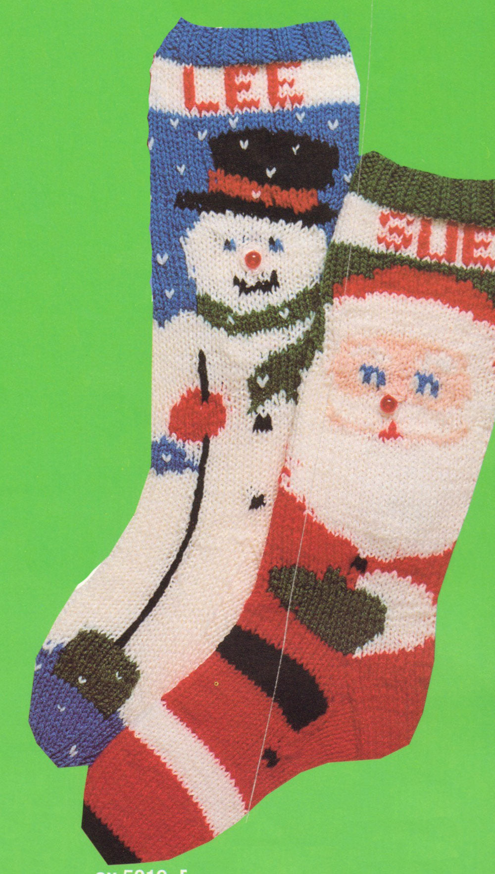 Santa & Snowman Stocking Pattern