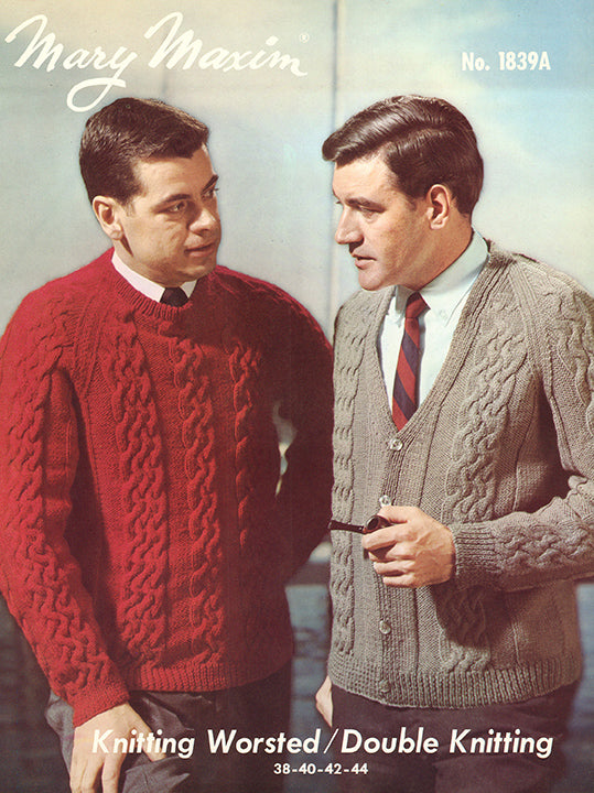 Men's Cardigan or Pullover Pattern