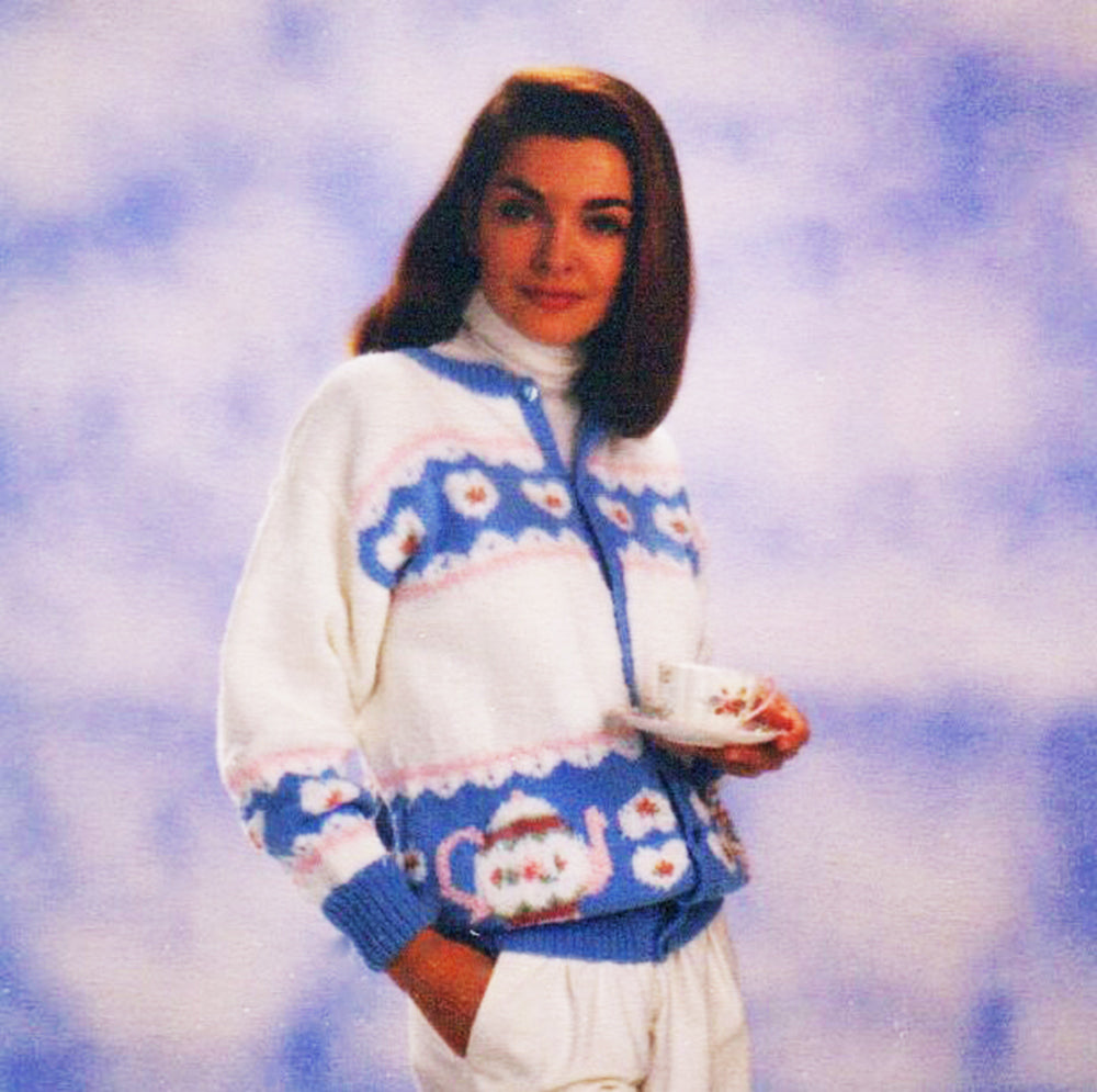 Teapot Cardigan Pattern – Mary Maxim