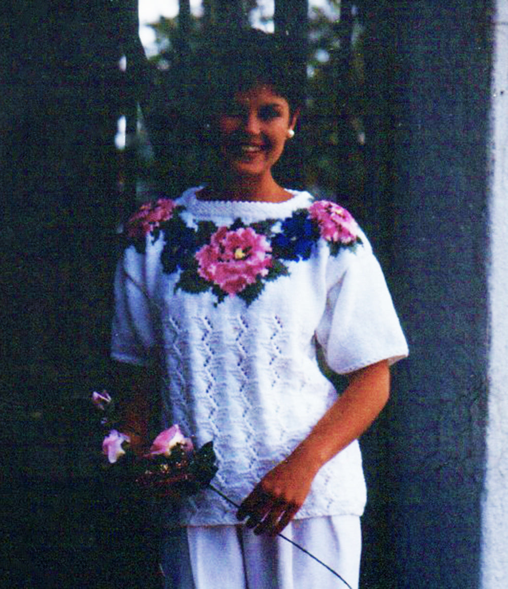 Rose Wreath Pullover Pattern