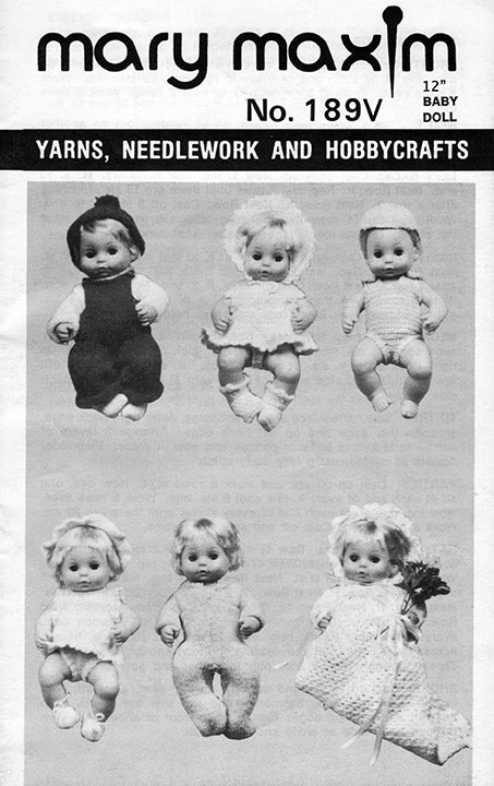 12" Baby Doll Pattern