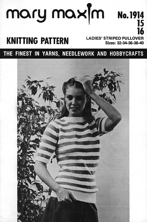 Ladies' Striped Pullover